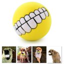 Pet Supplies Puppy Teeth Squeaky Ball Yellow