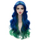 LW-951 Cosplay COS Wigs Airy Curl Hair Flax to Brown