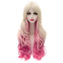 LW-951 Cosplay COS Wigs Airy Curl Hair Flax to Brown