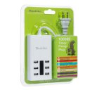 Doolike DL-CDA5 Surge Protector 6 USB Ports Smart Power Strip Quick Charge White