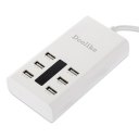 Doolike DL-CDA5 Surge Protector 6 USB Ports Smart Power Strip Quick Charge White