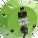 Lileng 815 Desktop Fan USB Power Supply 360 Rotating 2 Speeds Mini Portable Fan Green
