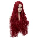 Cosplay Wig Wine Red Long Curly Hair Wig