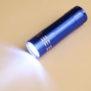 9 Lights Mini Flashlight Torch Blue