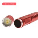 6 Sides Mini Flashlight Torch Red