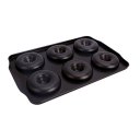 Carbon Steel Donut Molds 6-Cavity Non Stick Doughnut Mould Cake Biscuit Pan Molds