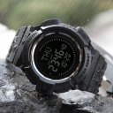 Multifunction Compass Outdoor Sports World-time Electronic Men's Watch 1300 Black