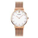 Fashion Couple Watch Simple Magnetic Watch Business Casual Watch 1319 Women's Rose Gold
