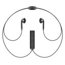 In-ear Wireless Bluetooth Sports Earphone Stereo Sports Headset Black (Silver Edge)