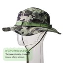 Outdoor Boonie Sun Hat Wide Brim Cotton Outdoor Activity Hat Camouflage