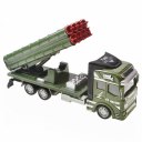 RNC Toy Military Truck Pull Back Alloy Truck Toy 1:48 Missile Truck