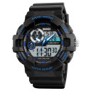 Sports Watch Waterproof Electronic Watch Multifunctional Men's Watch 1312 Red