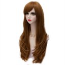 LW-849 27-30 Fashion Wigs Curly Wavy Long Brown