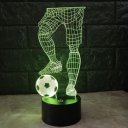 3D Soccer Touch Table Lamp 7 Colors Changing Desk Lamp USB Powered Decoration