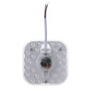 24 LEDs Ceiling Light Sound & Light Sensor Panel Light Module Square Lamp