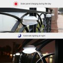 9 LED Light Sensor Solar Wall Lamp Waterproof Outdoor Garden Yard Night Light