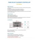 PWM Solar Charge Controller 12V-24V Auto Dual USB Timing Solar Regulator
