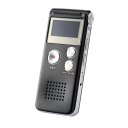 N28 Portable 8GB USB Rechargeable Digital Voice Recorder with LCD Backlit