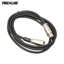 Universal Rexlis 3-Pin XLR Male To XLR Female Microphone Extension Cable Cord