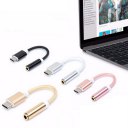 Portable USB 3.1 Type-C To 3.5mm Audio Connector Microphone Female Adapter