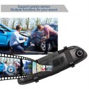 7-Inch Display Screen 1080P HD Dual Lens Vehicle Rearview Mirror 1GB + 16 GB