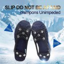 8-Stud Anti-slip Shoes Cover Snow Shoe Spikes Grips Outdoor Ice Crampon Tool