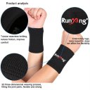 A32 A Pair/Set Comfortable Elastic Wrist Brace Sport Gym Wrist Support