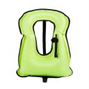 Adult Life Jacket Snorkeling Gear Swimwear Oral Inflation Inflatable Vest