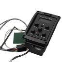 EQ-4T 4 Band Pickup EQ Preamp with Tuner For Acoustic Guitar with LCD Tuner