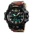 SKMEI 1155 Camouflage Color Men Sports Watch Pointer Digital Waterproof Watch