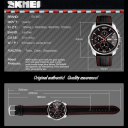 SKMEI 9106 Men Outdoor Sports Quartz Watch Waterproof Wristwatch Chronograph
