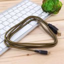 USB Data Cable For 3DS XL Sync Power Charger Charging Cord Cable Gold Plated