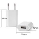 5V/1A Power Plug Travel Wall AC Power Charger Outlet Adapter Socket White