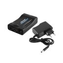 HDMI To Scart Video Audio Converter Adapter Digital Switch Box Plug And Play