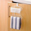 Practical Tissue Holder Hanging Bathroom Toilet Roll Paper Holder Towel Rack