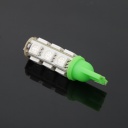 T10 5050 Bulb Wedge Car 13-LED SMD Green Light New
