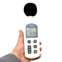 Digital Sound Level Tester Noise Tester Reader with LCD Backlight Data Hold