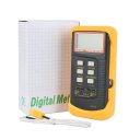6802 II Dual Channel Digital Thermometer 2 K-Type Thermocouple Sensor Probe
