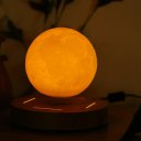 Magnetic Levitating 10cm 3D Moon Lamp Wooden Base Night Lamp Home Decor
