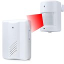 Wireless Doorbell Set 2 Transmitter + 1 Receivers Kit Infrared Door Bell Kit