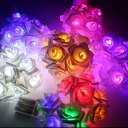 2M 200LED Battery Powered LED String Lights Rose Flower Party Event Light