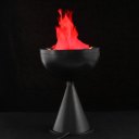 Electronic Artificial Simulated Flame Lamp Vertical Cylinder Brazier Lamp