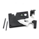 Thin Multifunctional Multi Tool Credit Card Size Kit for Outdoor Survival