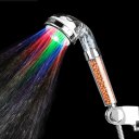 7 Color LED Handheld High Pressure Shower Head Bathroom Spa Powerful Sprayer