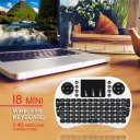 2.4GHz 92 Keys Wireless Keyboard with Touchpad Mouse for Android TV Box PC