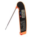 Smart Electronic Food Meat Thermometer Large Digital Screen Foldable Probe