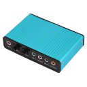 USB 6 Channel 5.1 Audio External Optical Sound Card Adapter For PC Laptop Skype