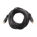 Professional RCA Male To RCA Female M/F Audio Composite Extension Cable