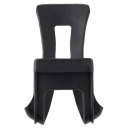 1 Pair New Cycling Bicycle Bike Strapless Toe Pedal Clips Half Clips Black