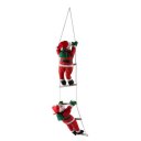 Santa Claus Climbing Stairs Christmas Tree Decoration Large Size With Stair